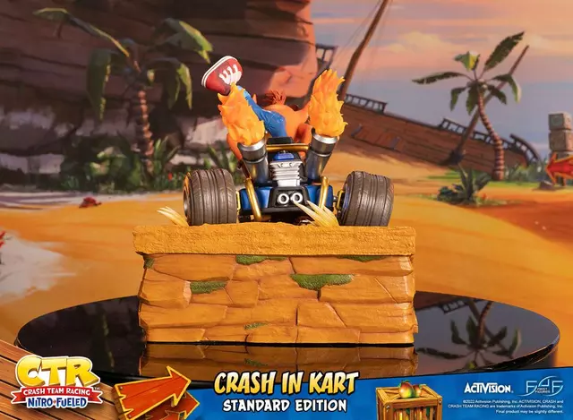 Comprar Figura Crash en Kart Crash Team Racing Nitro-Fueled Edición Estándar 31 cm Figuras Estándar