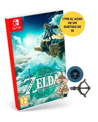 Comprar The Legend of Zelda: Tears of the Kingdom + Pin Coleccionista The Legend of Zelda al Azar Switch Juego + Pin al Azar