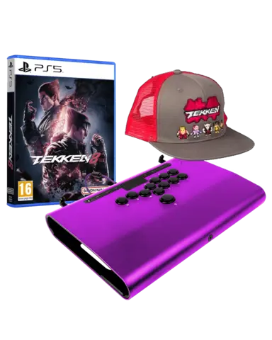 Tekken 8 + Fightstick Victrix Pro FS-12 Arcade Púrpura con Licencia Oficial PlayStation