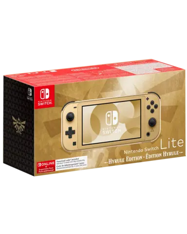 Nintendo Switch Lite Edición Hyrule + 12 Meses Nintendo Switch Online