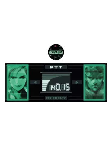 Set Alfombrilla Metal Gear Solid XL y Posavaso Fanattik 80x30cm