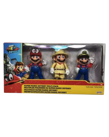 Figura Super Mario Odyssey Pack 3 10 cm
