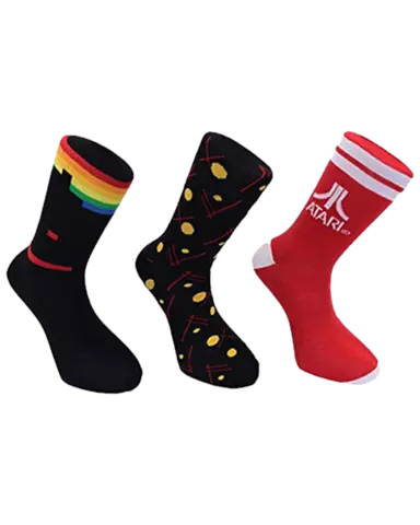 Calcetines Atari Talla 39-46 (Pack 3 Pares)