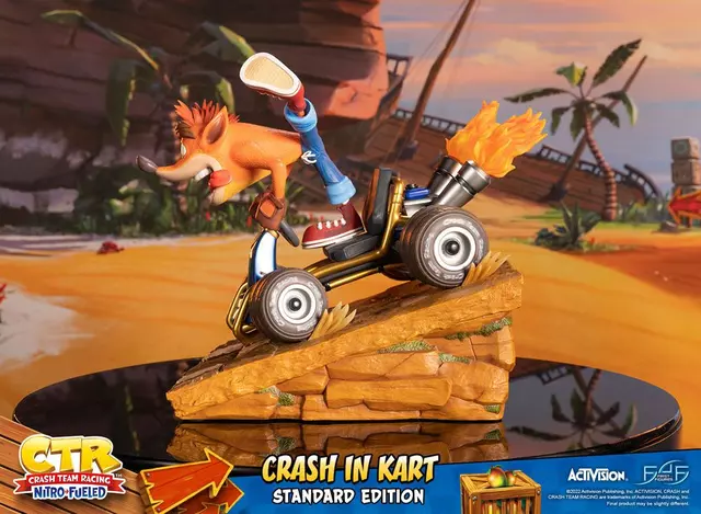 Comprar Figura Crash en Kart Crash Team Racing Nitro-Fueled Edición Estándar 31 cm Figuras Estándar