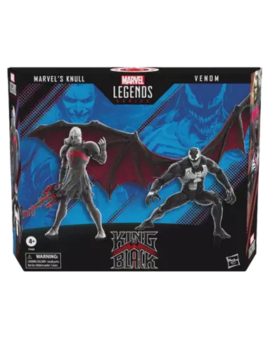 Set de 2 Figuras King in Black Marvel Edición Marvel Legends 15 cm
