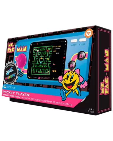 Consola Pocket Player Miss Pac-Man My Arcade