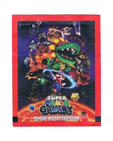 Sobre 5 Pegatinas Super Mario Galaxy