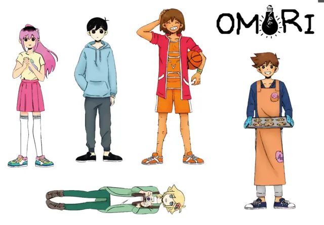 Set de Pegatinas Omori