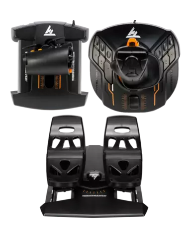 Comprar Microsoft Flight Simulator + Joystick Thrustmaster T.16000M FCS + Acelerador + Pedales PC Pack As de los Cielos