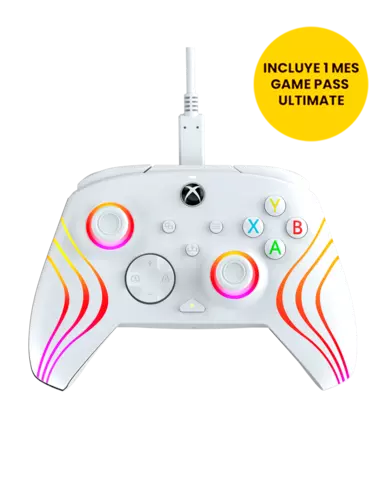 Mando Afterglow Wave Blanco con Cable Licenciado