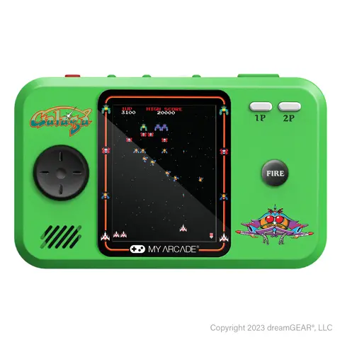 Consola Pocket Player Galaga My Arcade 2 Juegos
