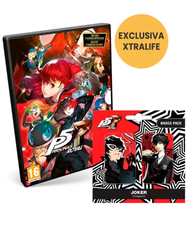 Persona 5 Royal + Set Oficial de Pins Joker "Protagonista"