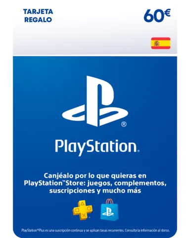 Tarjeta regalo de Playstation 60€